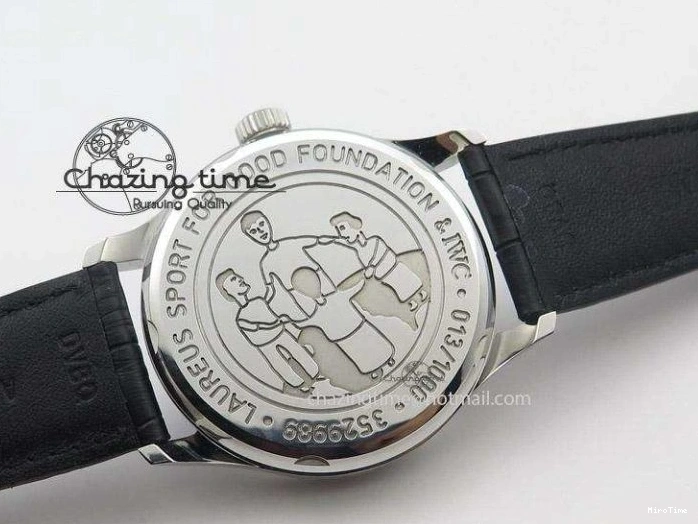 MIROTIME 0209 Portuguese Real PR IW500112 ZF 1:1 Laureus Edition On Black Leather Strap A Flexible 7369